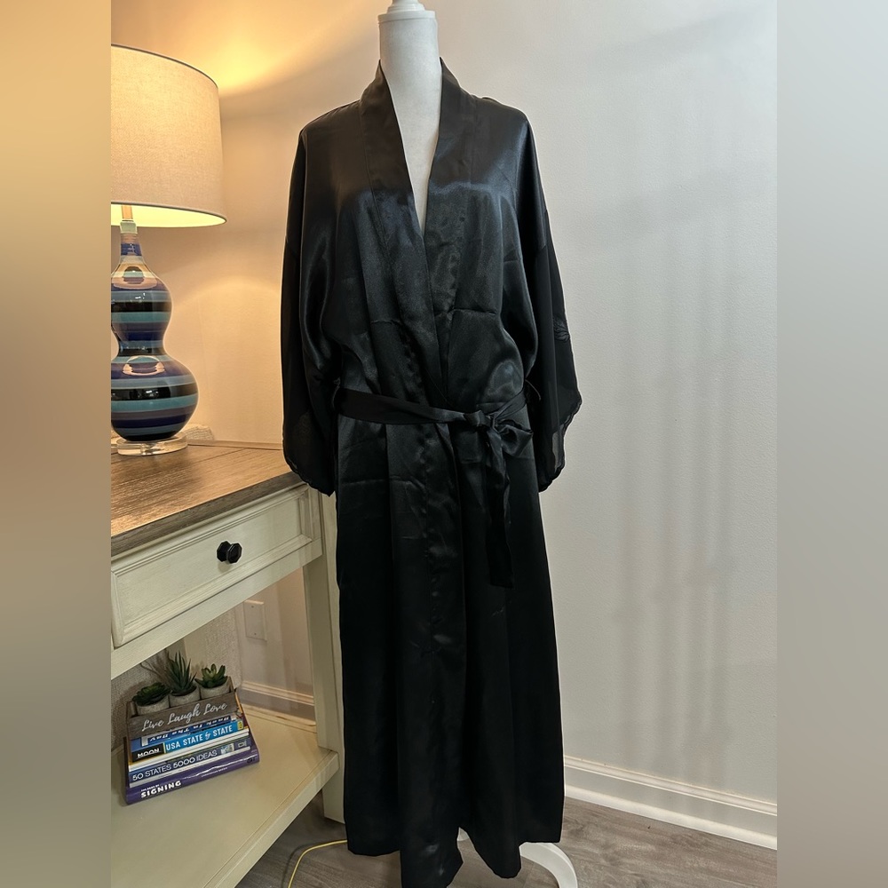 Val Mode Lingerie Maxi Lounging Robe - Size M